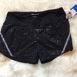 Champion Black Running Shorts